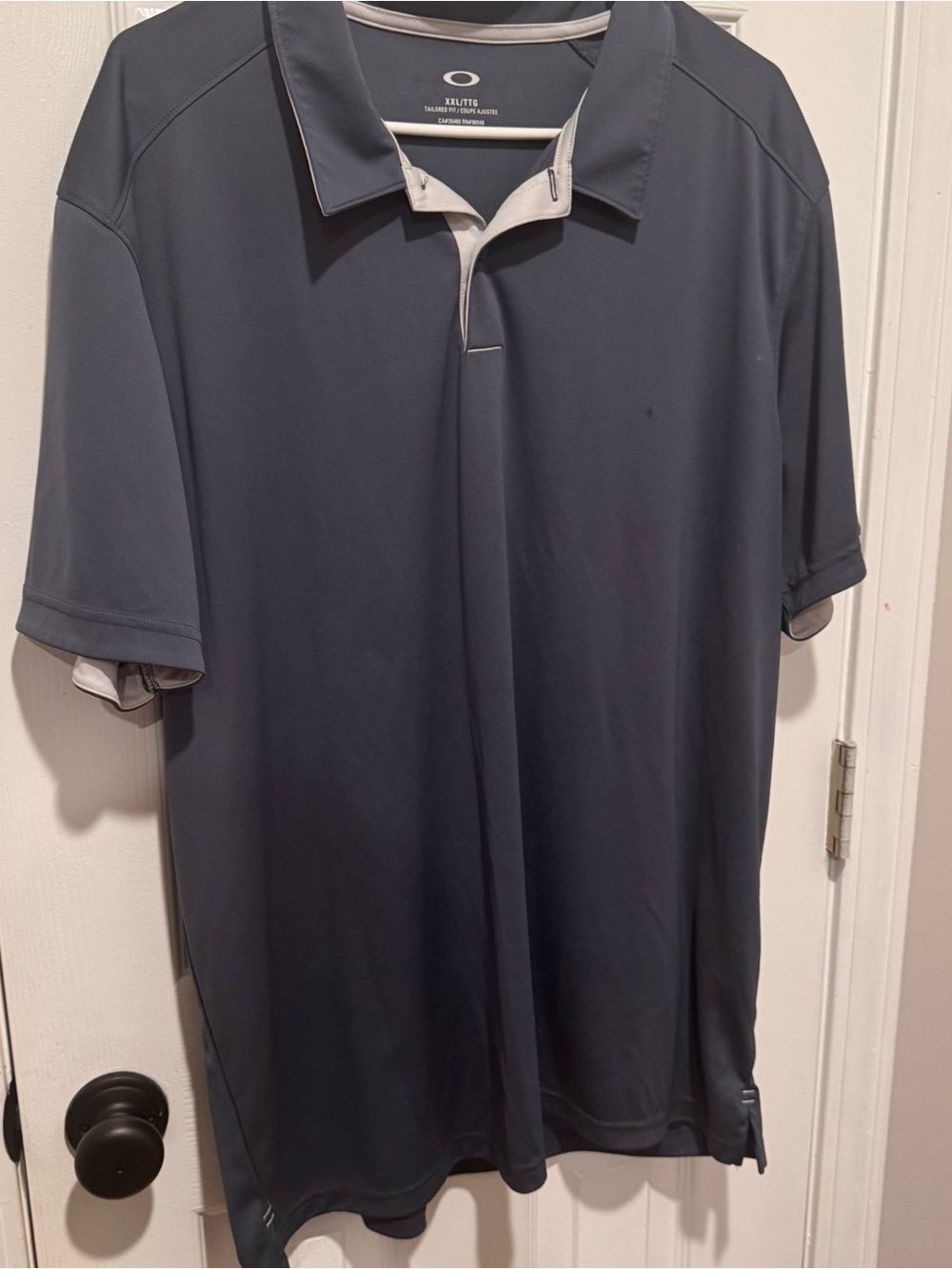 Oakley XXL Tailored Fit Navy Performance Golf Polo Shirt